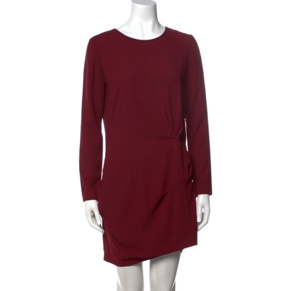 EUC iro deep red mini shift dress